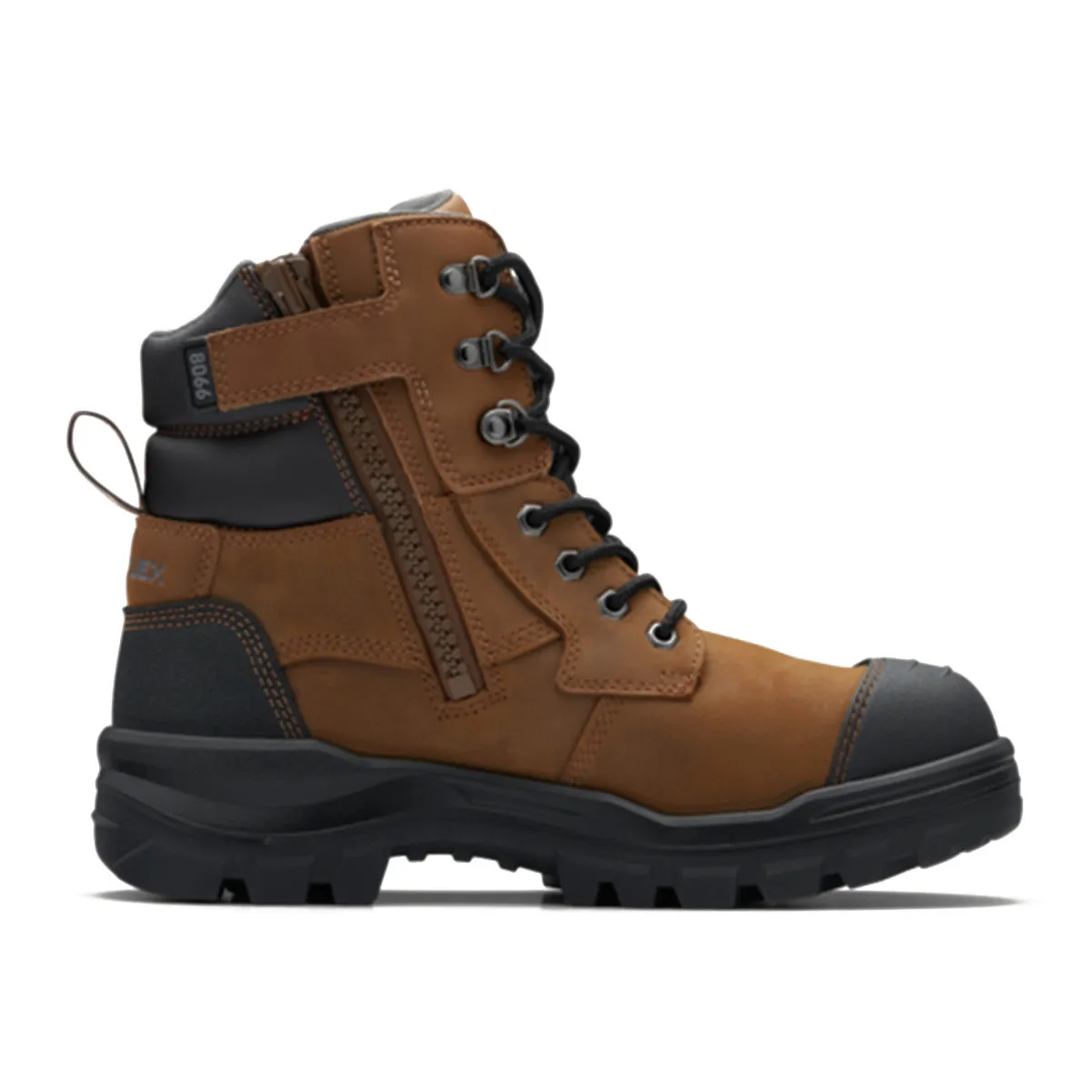 8066 Unisex Rotoflex Safety Boots - Saddle Brown