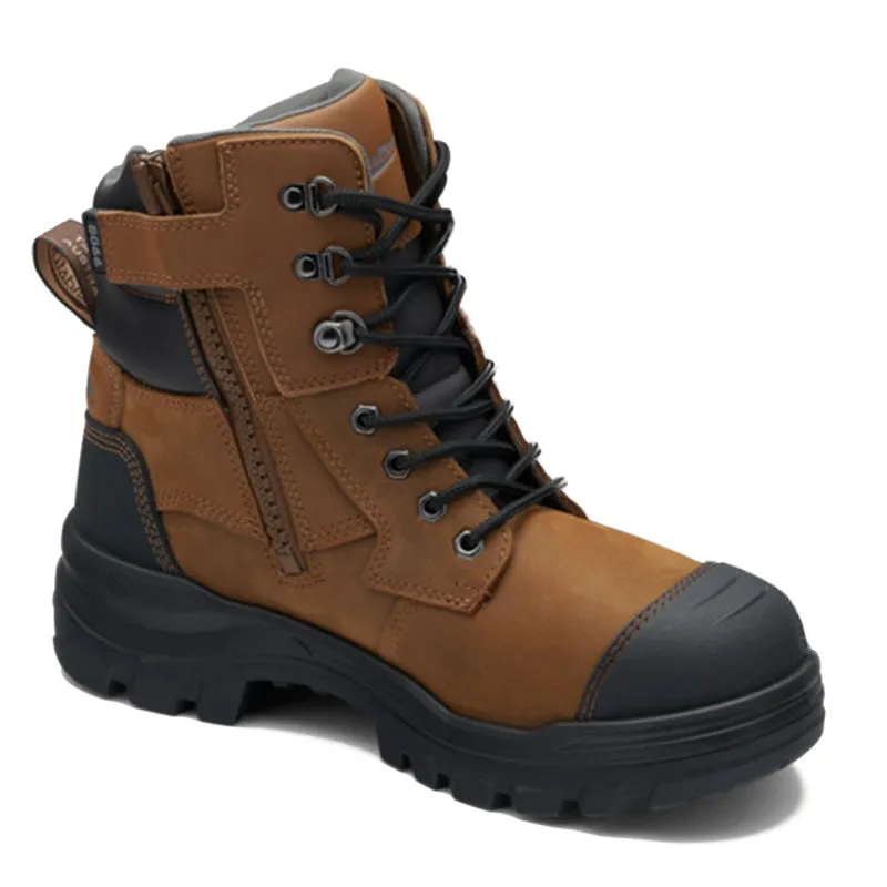 8066 Unisex Rotoflex Safety Boots - Saddle Brown