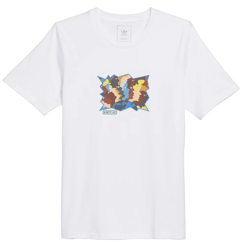 Adidas Mettz World Peeps Tee White