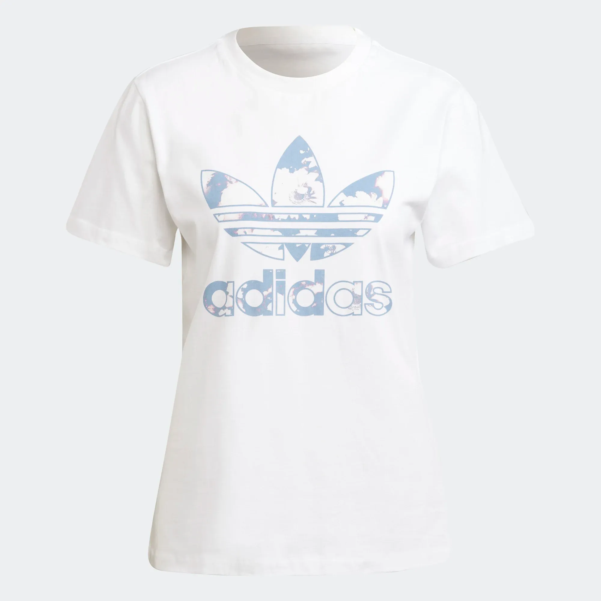 Adidas Women's Tee - White / Ambient Sky