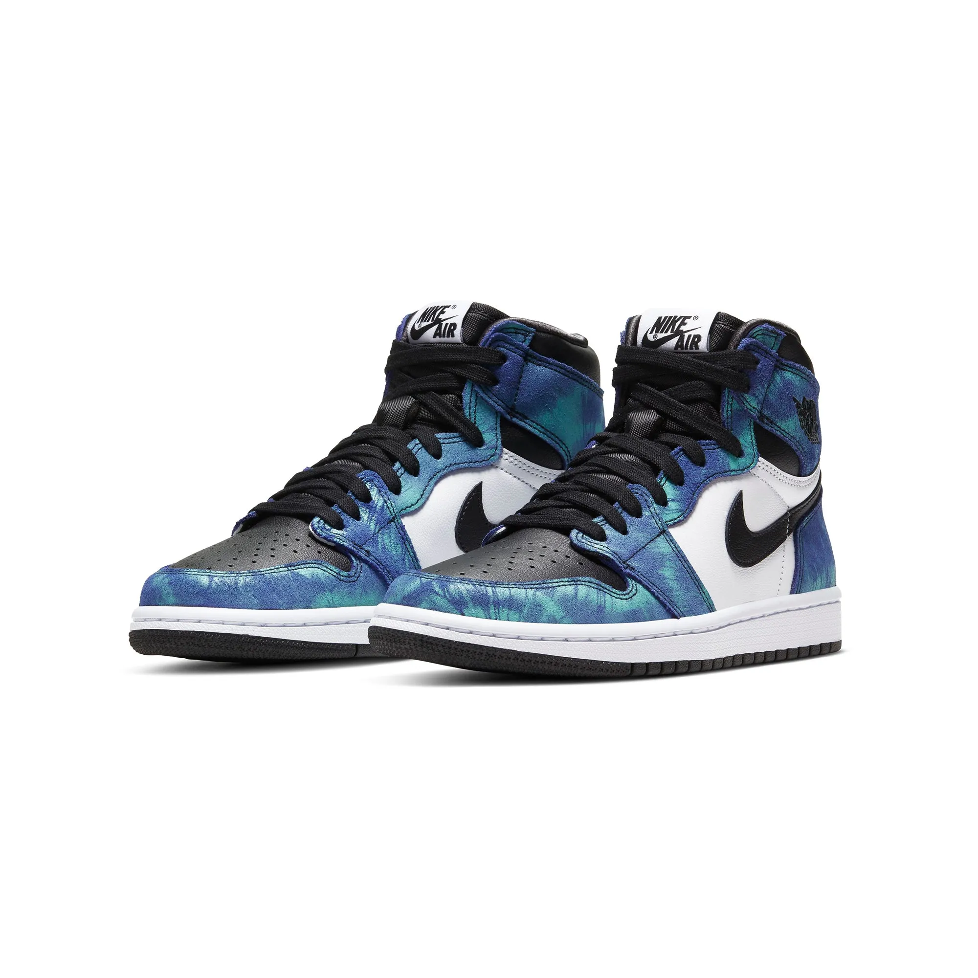 Air Jordan Womens 1 Tie Dye Shoes