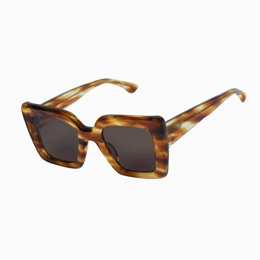 Amour | Sunglasses - Butterscotch Tort / Brown Lens