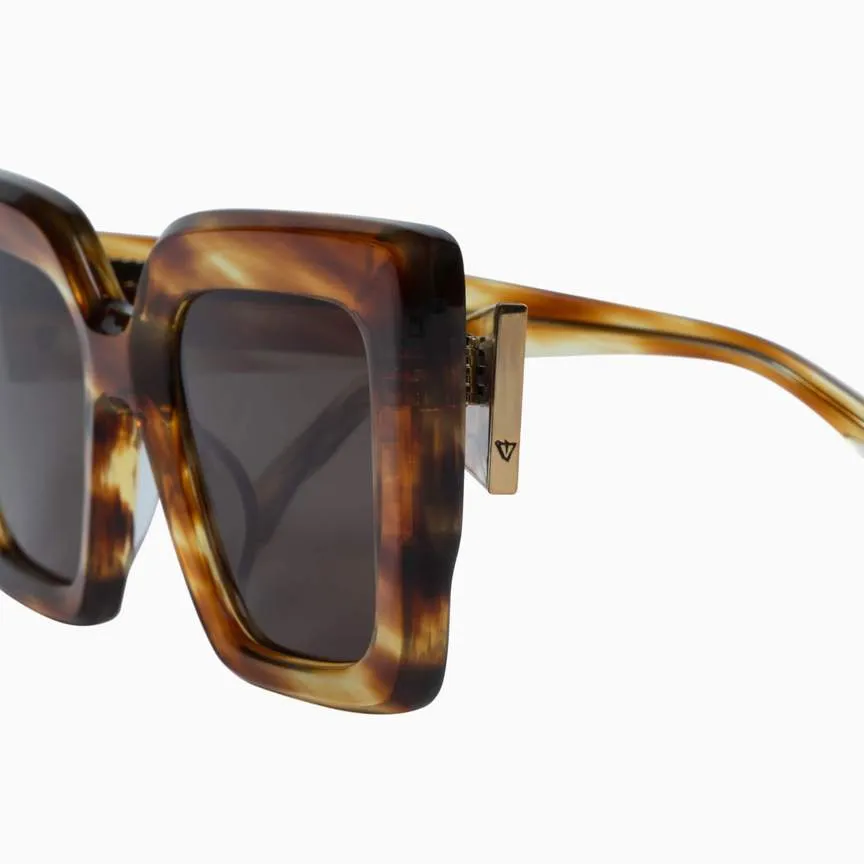 Amour | Sunglasses - Butterscotch Tort / Brown Lens