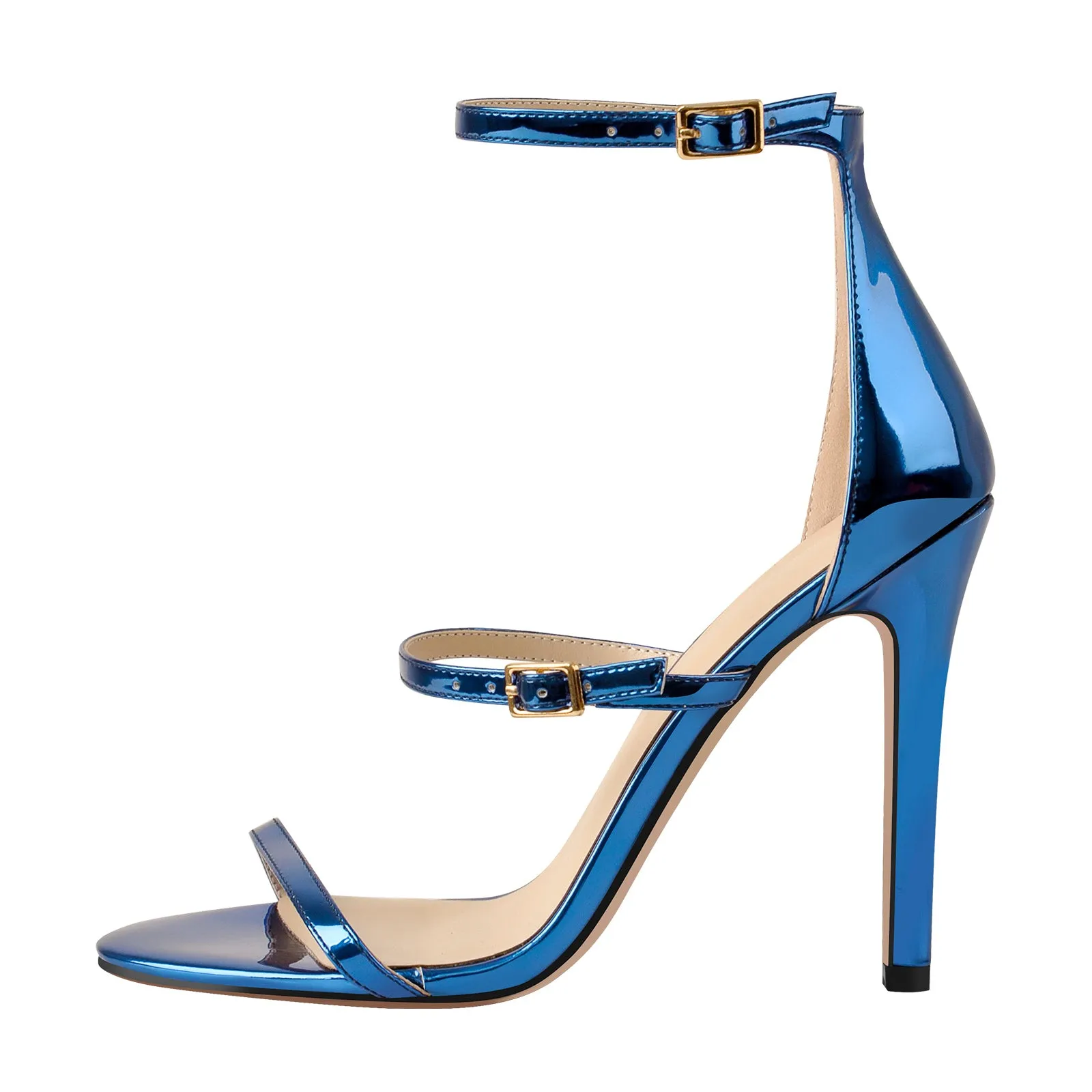 Ankle Strap Stiletto Open Toe Sandals