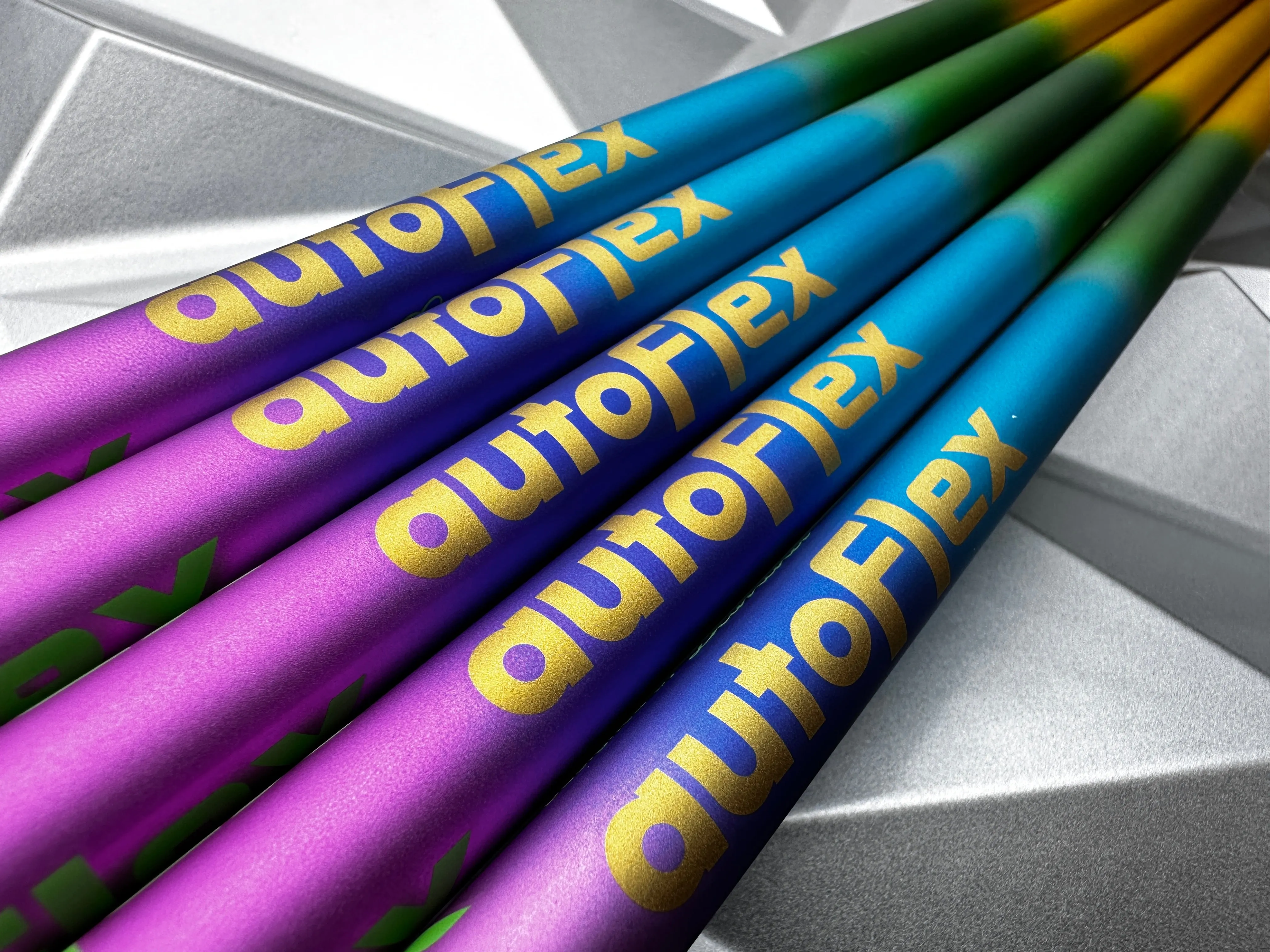 AutoFlex Golf Iron Shaft Rainbow