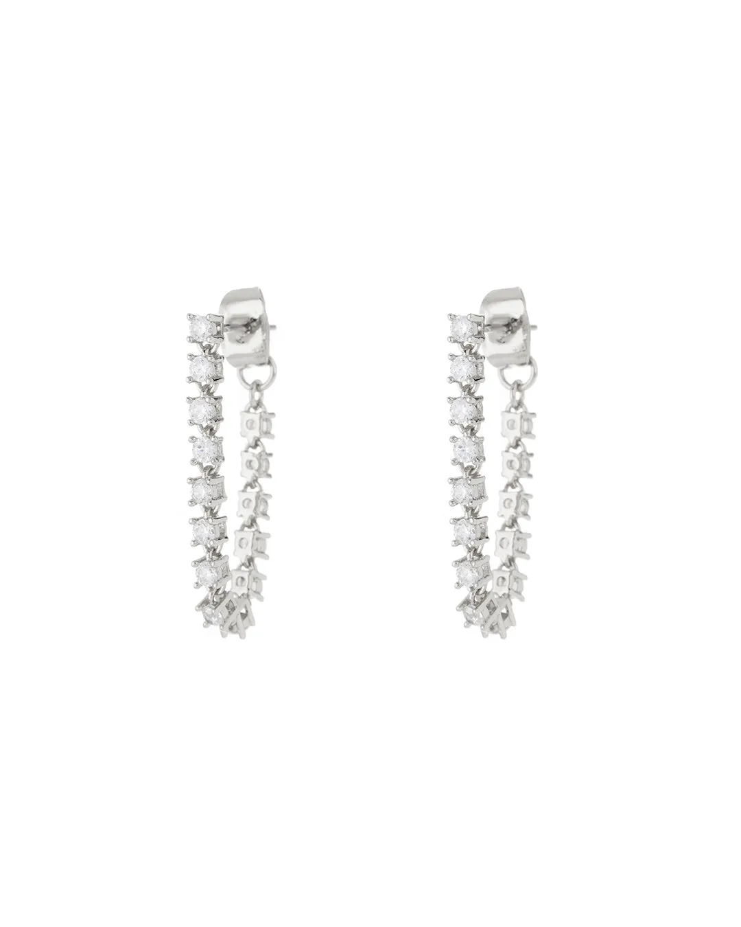 Ballier Chain Studs- Silver