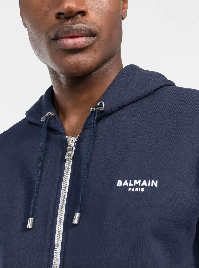 Balmain logo-lettering hoodie