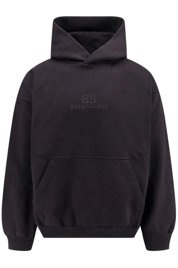 BB LOGO COTTON HOODIE