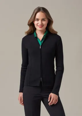 Biz Collection Womens 2 Way Zipper Cardigan (LC3505)