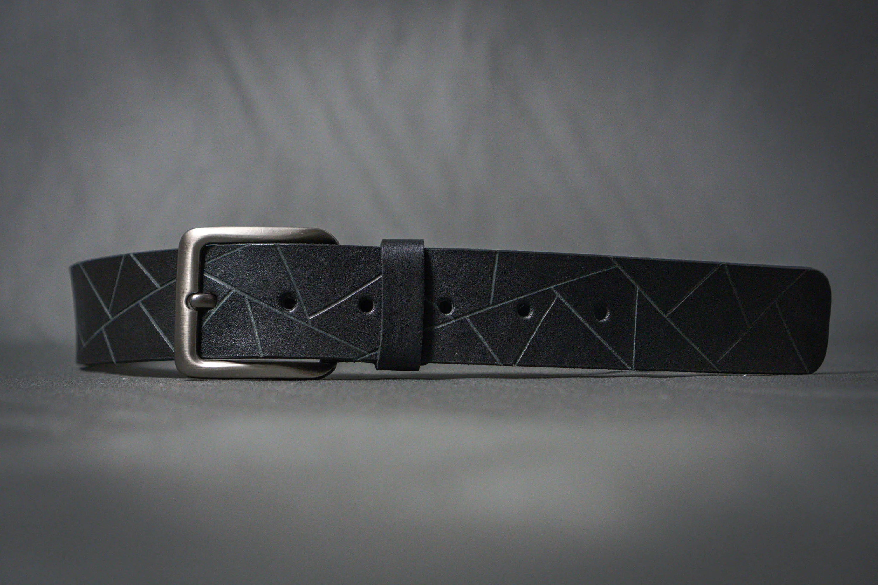 Black Leather Belt 38mm/43mm | Men Women | Handcrafted | Personalization Available