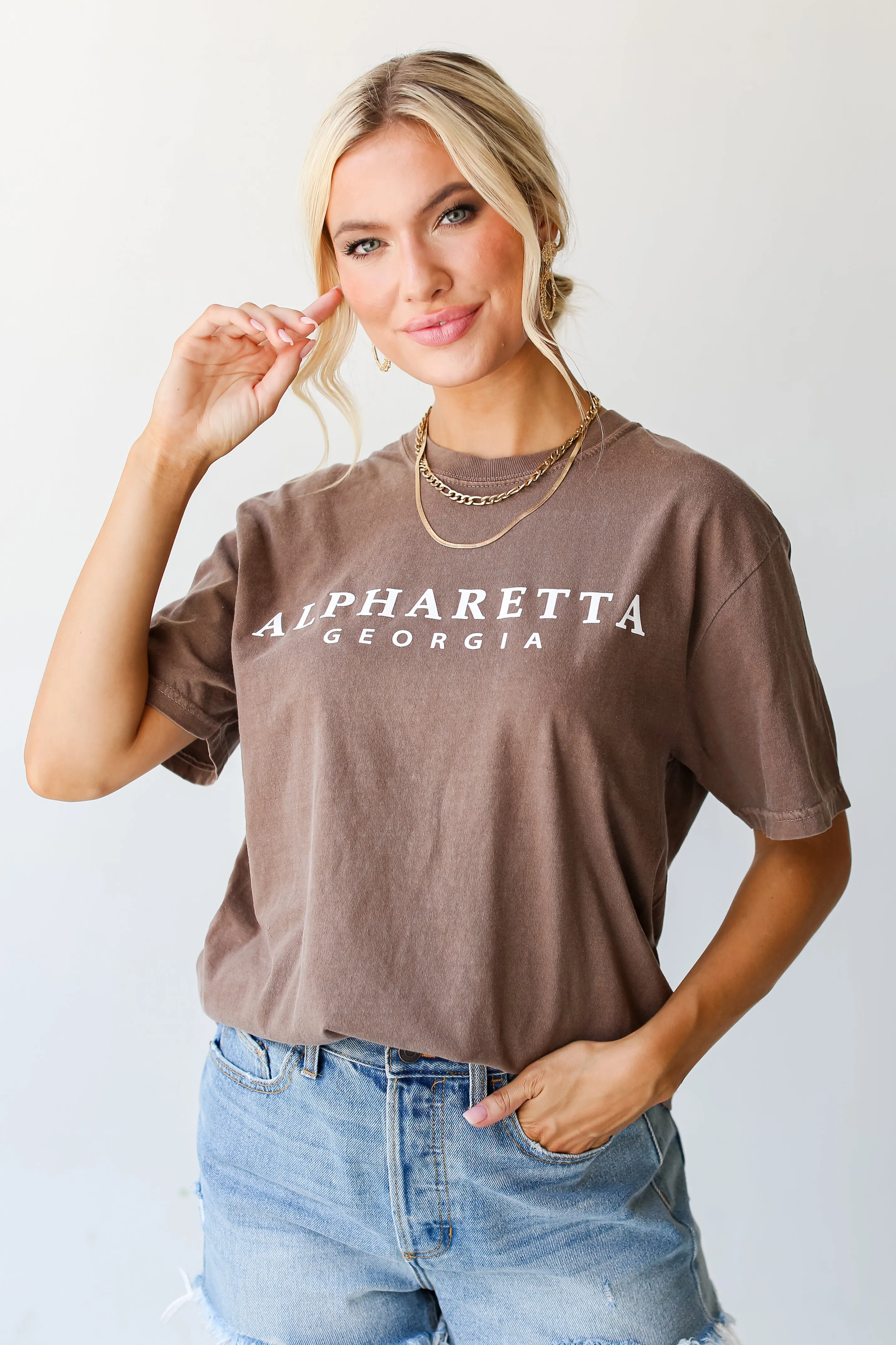 Brown Alpharetta Georgia Tee