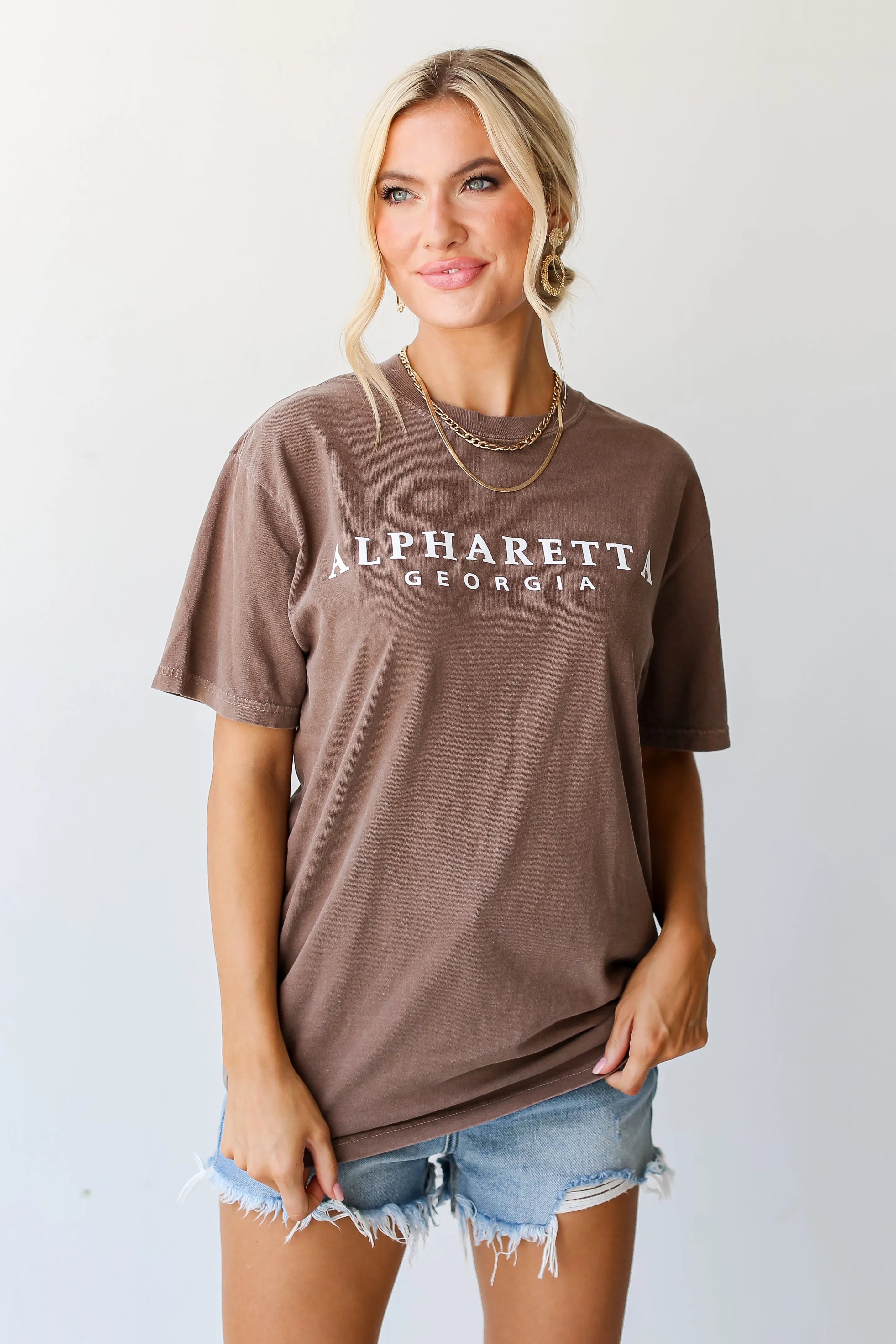 Brown Alpharetta Georgia Tee