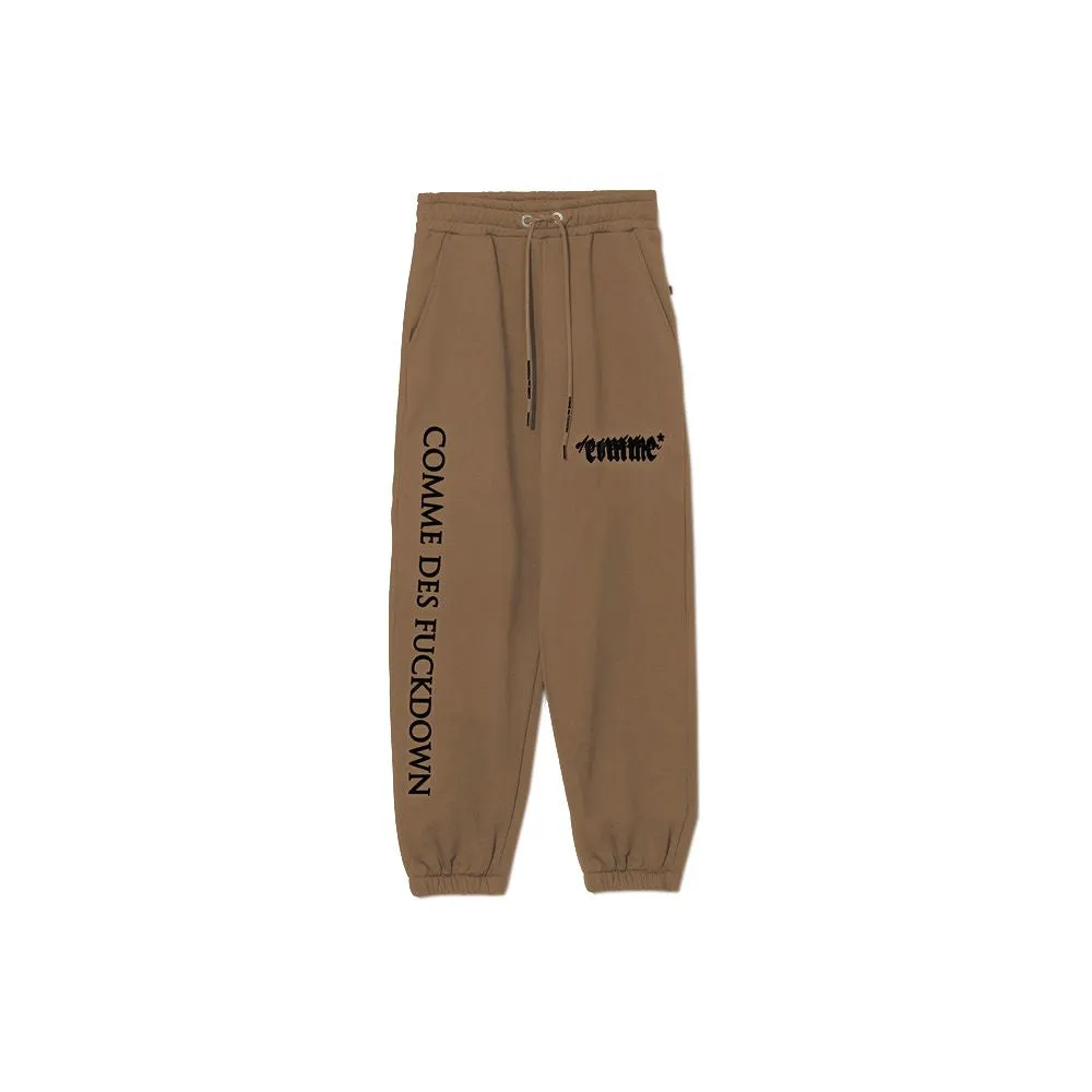 Brown Cotton Women Sweatpant