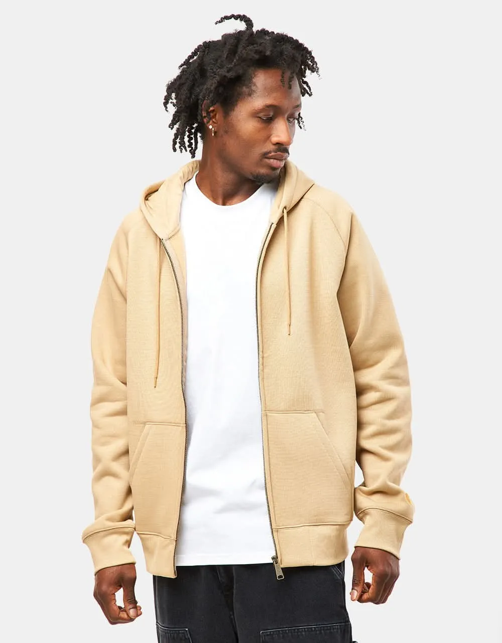 Carhartt WIP Hooded Chase Jacket - Sable/Gold