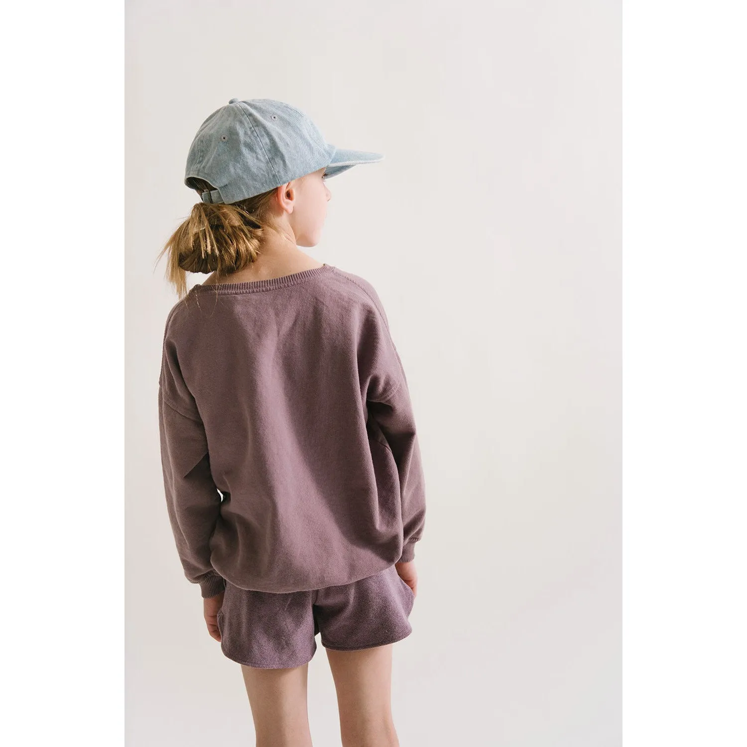 Cloud Shorts in Plum