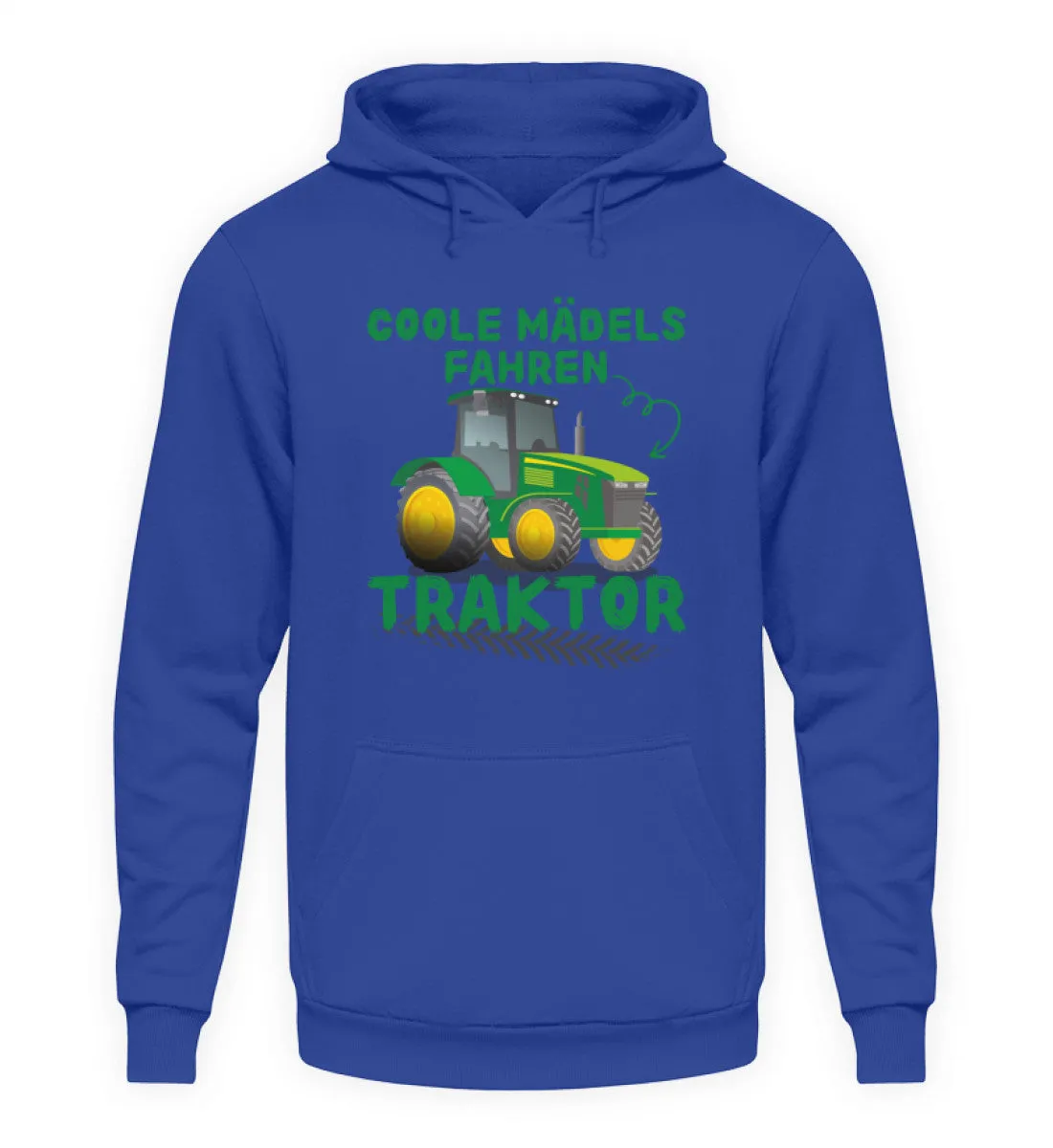 Coole Mädels fahren Traktor  - Unisex Kapuzenpullover Hoodie