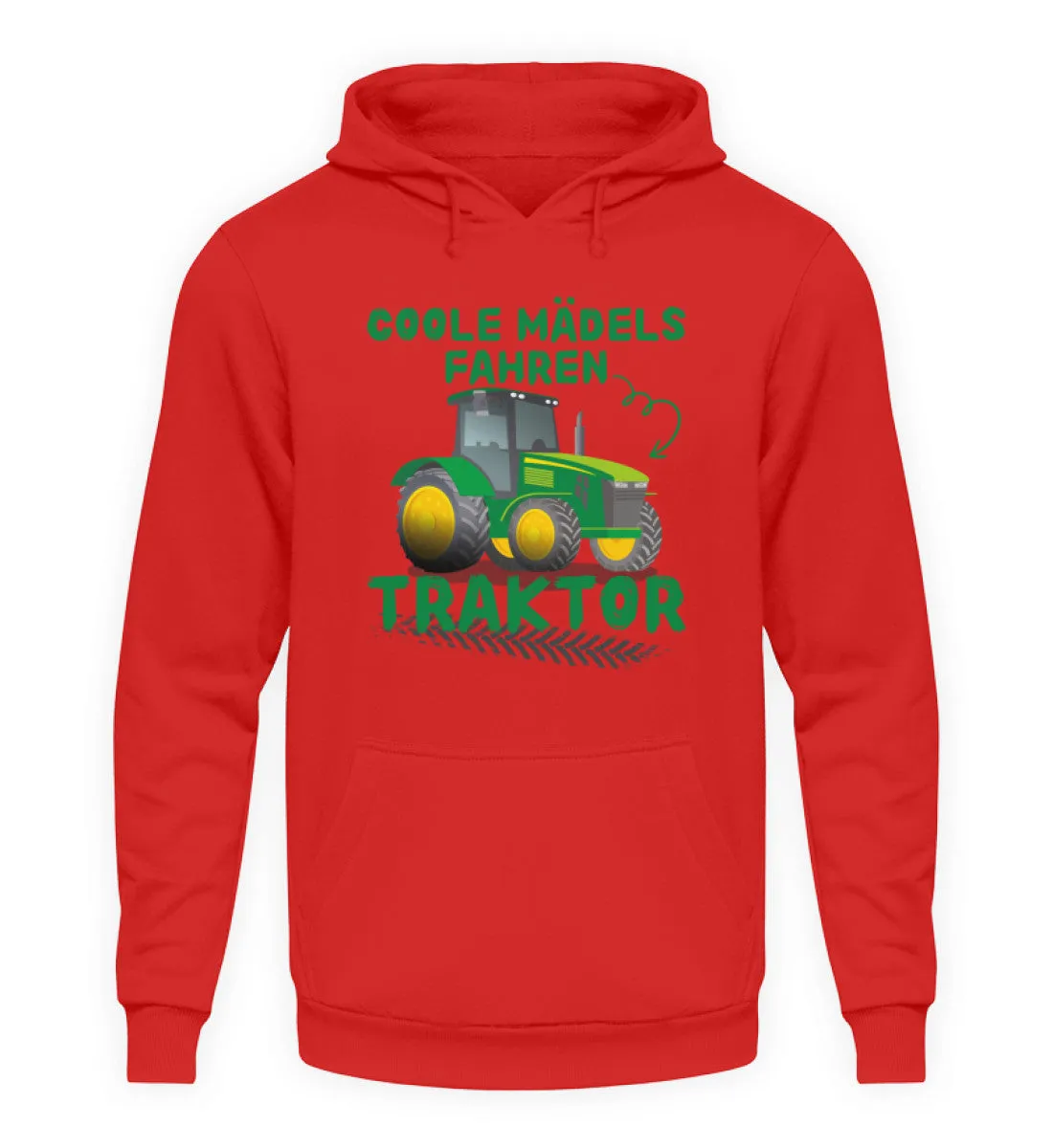 Coole Mädels fahren Traktor  - Unisex Kapuzenpullover Hoodie