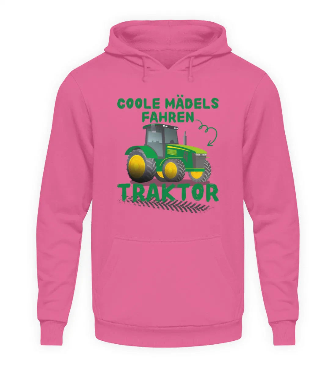 Coole Mädels fahren Traktor  - Unisex Kapuzenpullover Hoodie