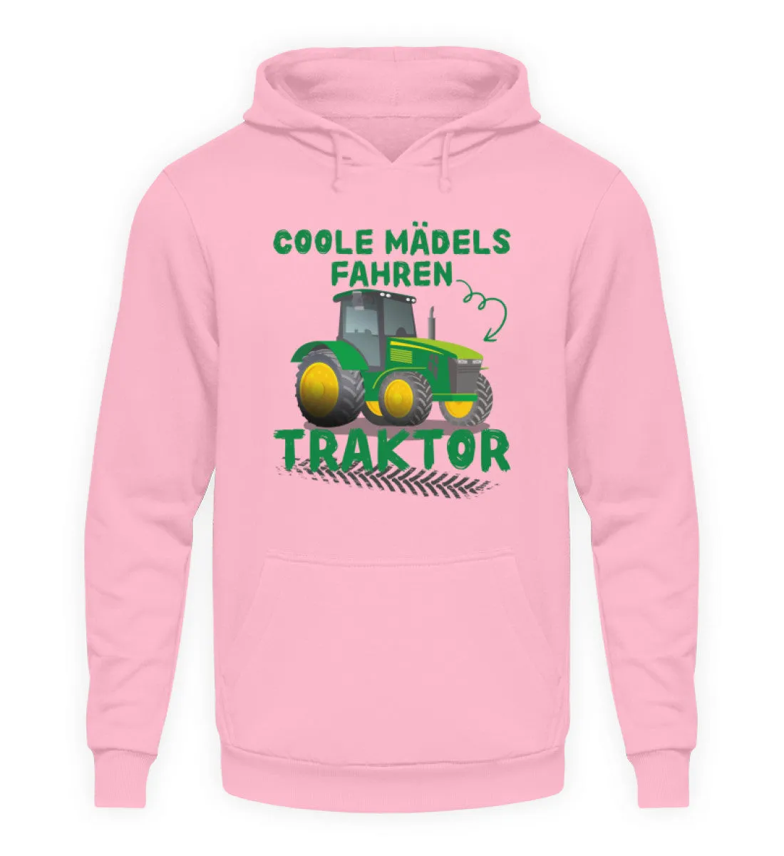 Coole Mädels fahren Traktor  - Unisex Kapuzenpullover Hoodie