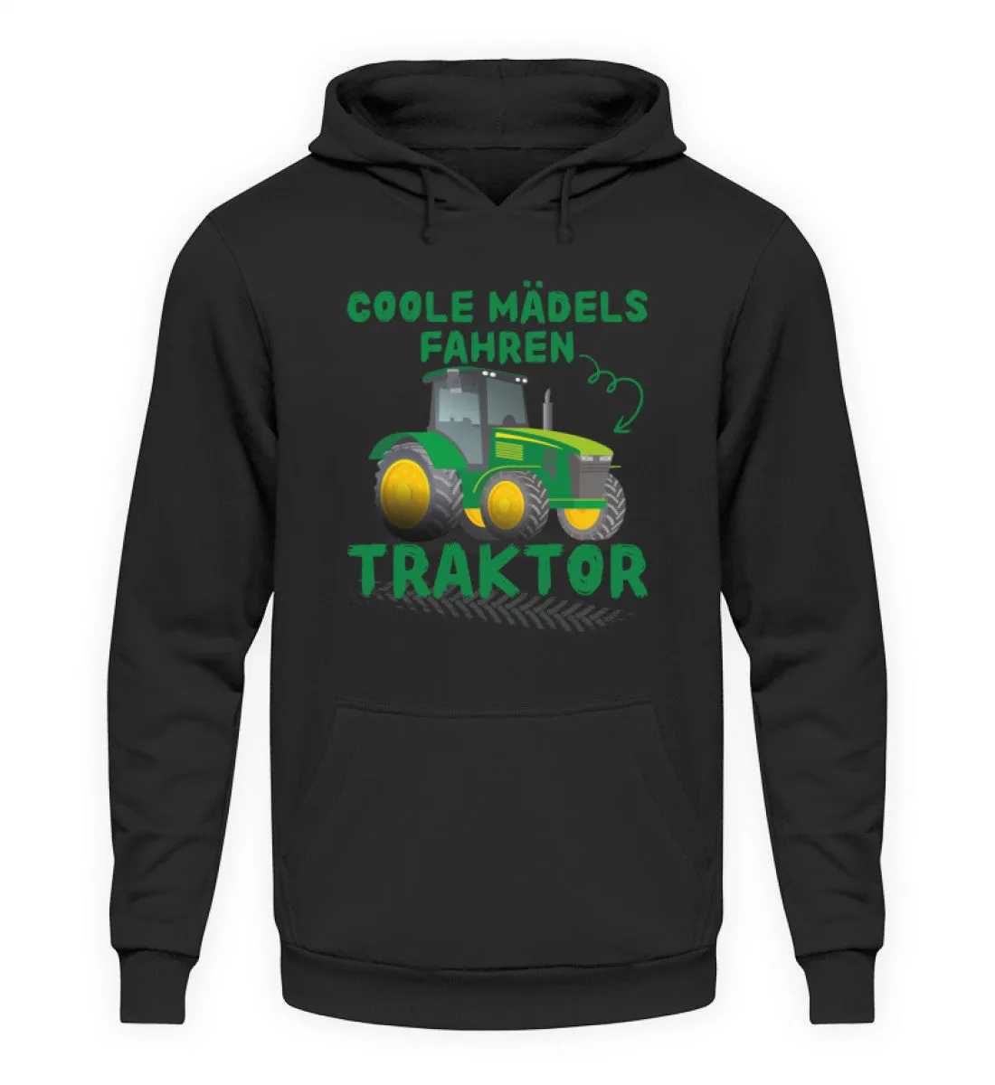 Coole Mädels fahren Traktor  - Unisex Kapuzenpullover Hoodie