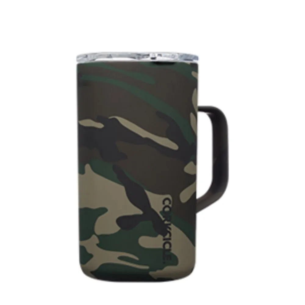 Corkcicle 22 oz Woodland Camo Mug