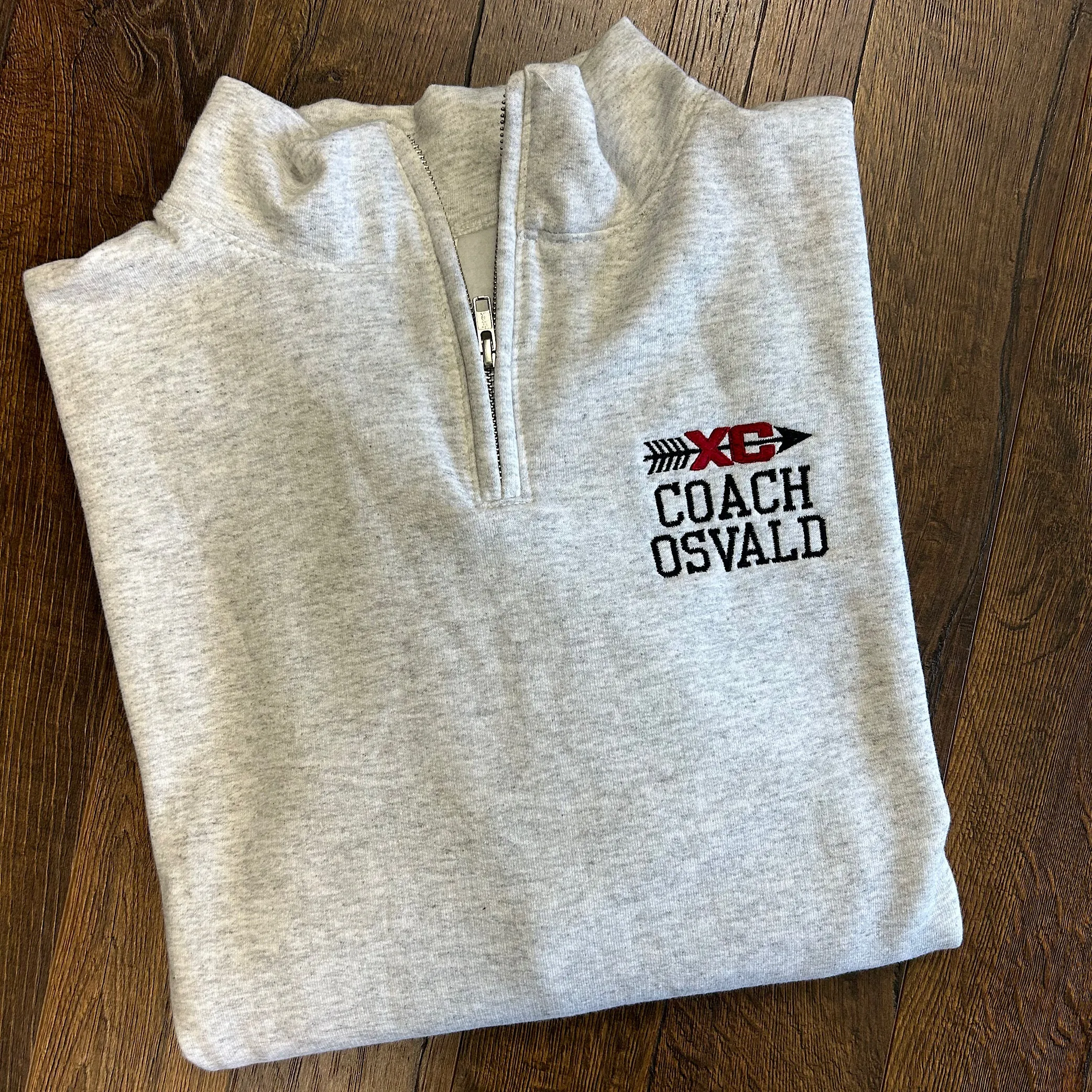 Cross Country Personalized Coach Quarter Zip Sweatshirt