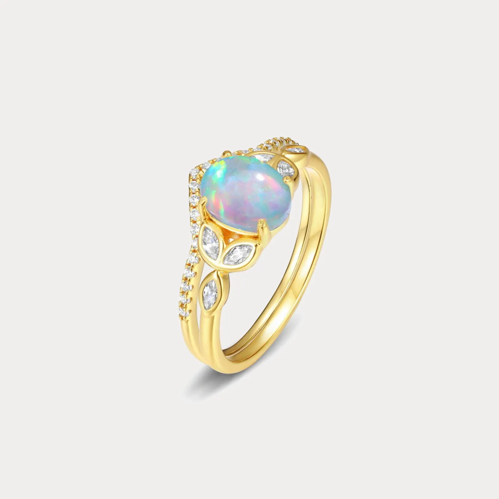 Crown Opal Ring