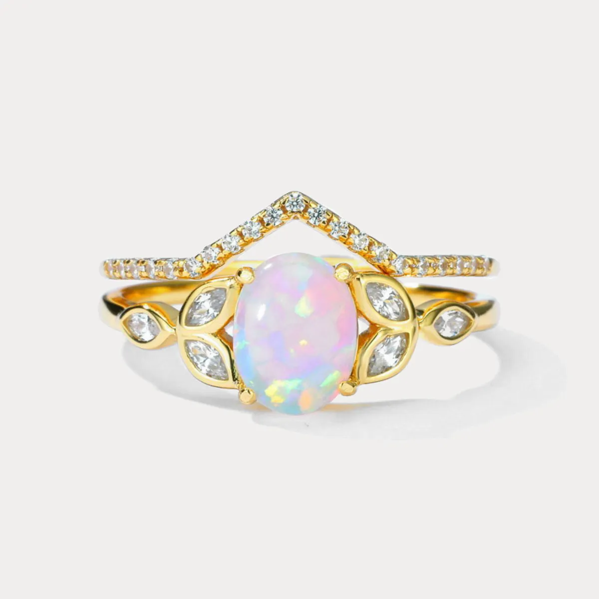 Crown Opal Ring