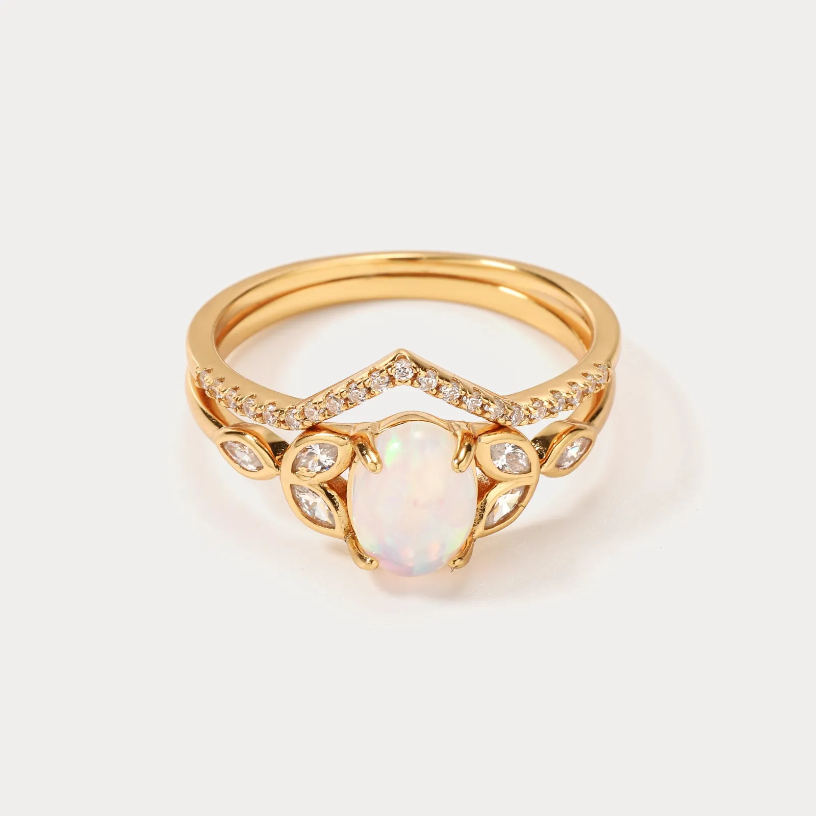 Crown Opal Ring