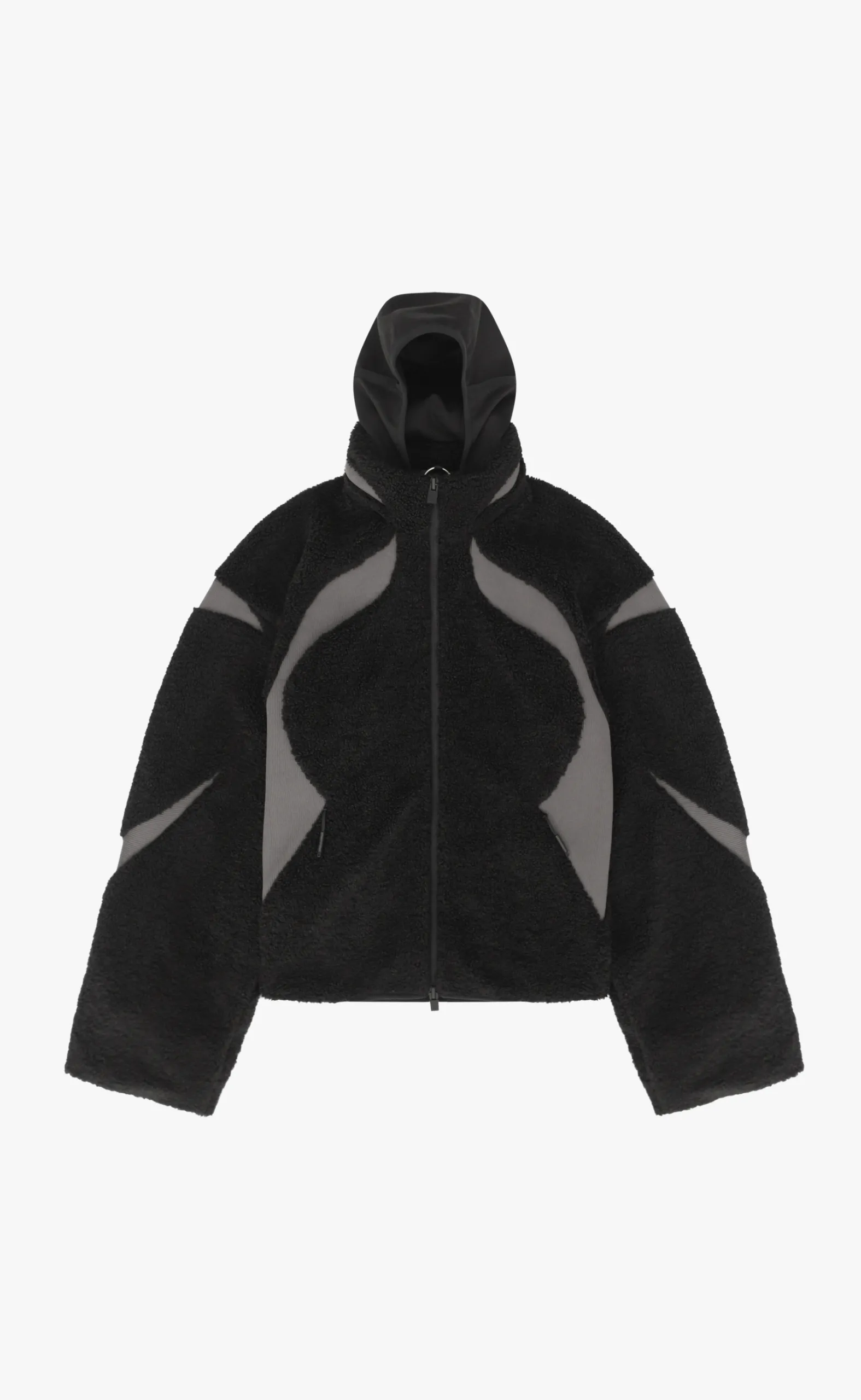 CUSTOS FLEECE BLACK GREY JACKET