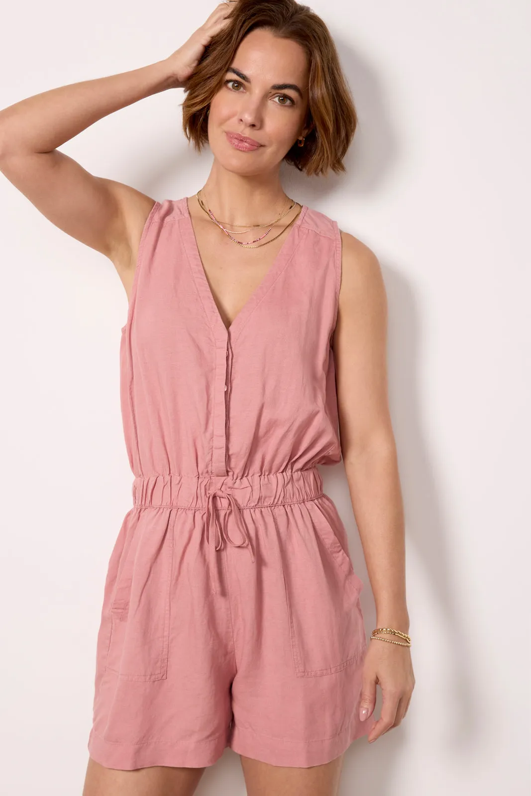 Dawson Linen Romper