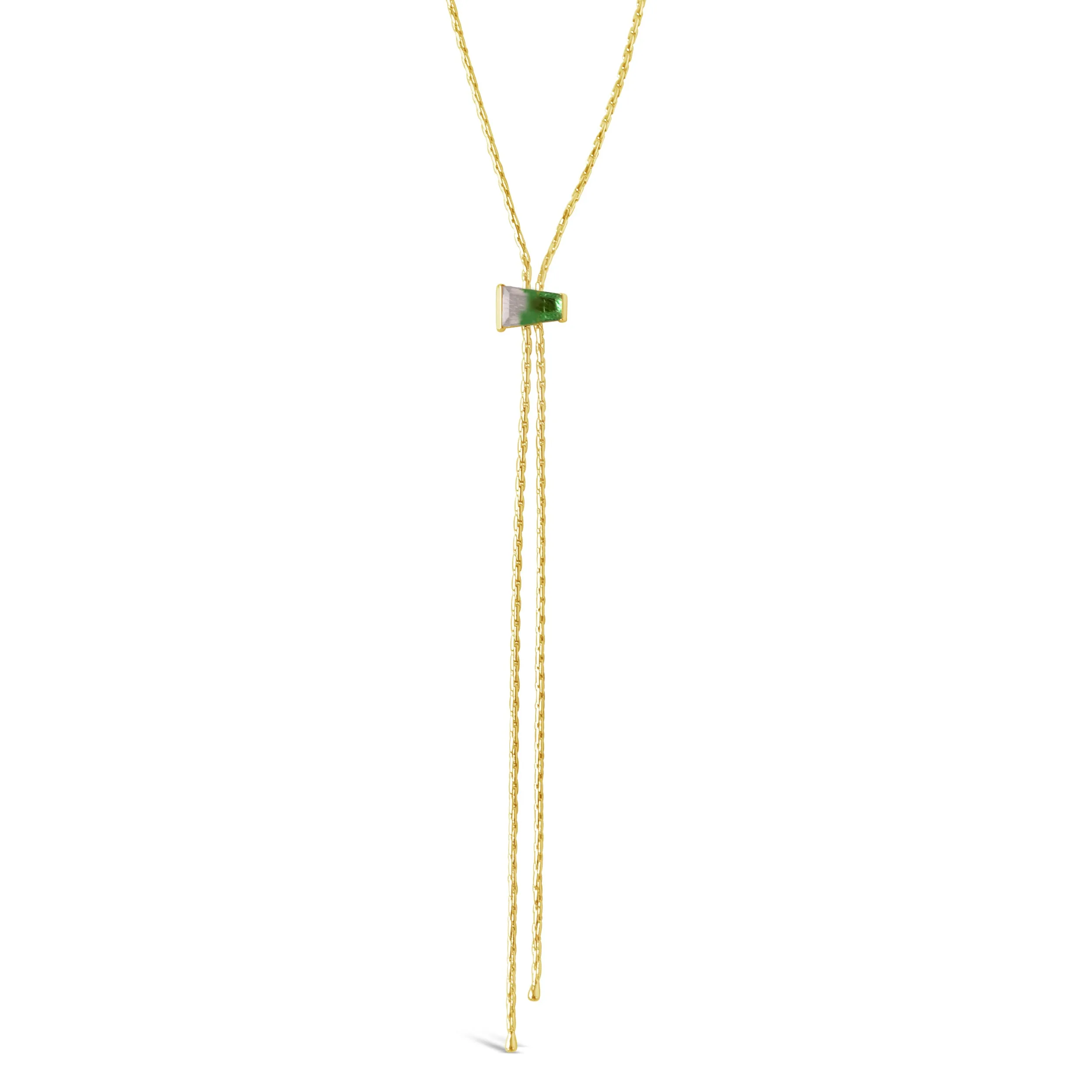 Delano Bolo Necklace - Ocean Quartz