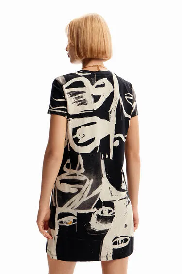 Desigual Face Mini T-Shirt Dress