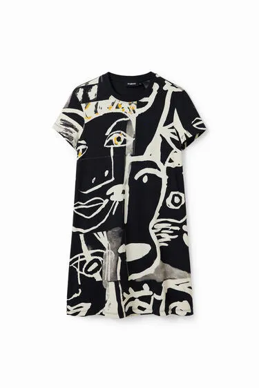 Desigual Face Mini T-Shirt Dress