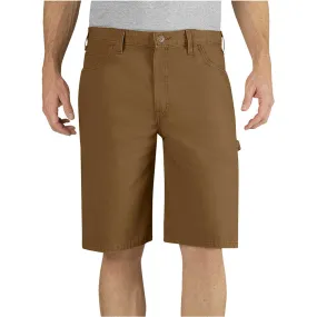 Dickies 11 Relaxed Fit Lightweight Duck Carpenter Work Short DX250 - Brown Duck