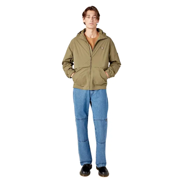 Dickies Jackson Windbreaker Jacket - Military Green