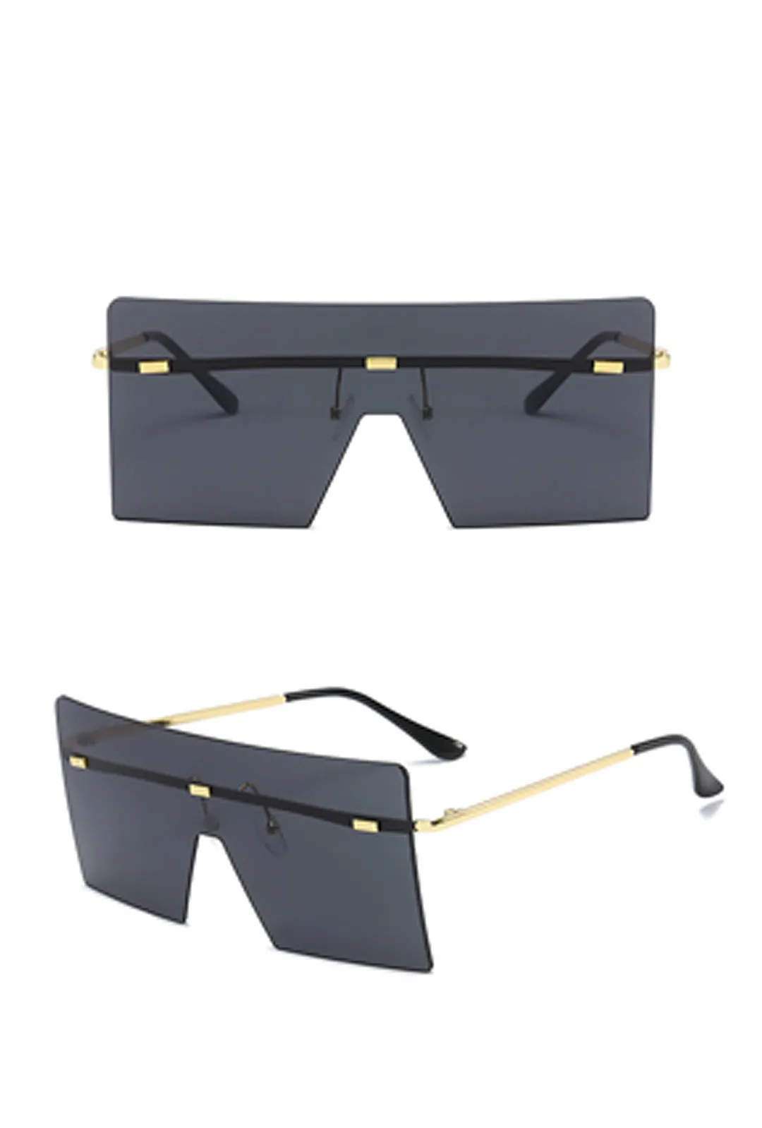 ELSKE - OVERSIZE OMBRE SUNGLASSES