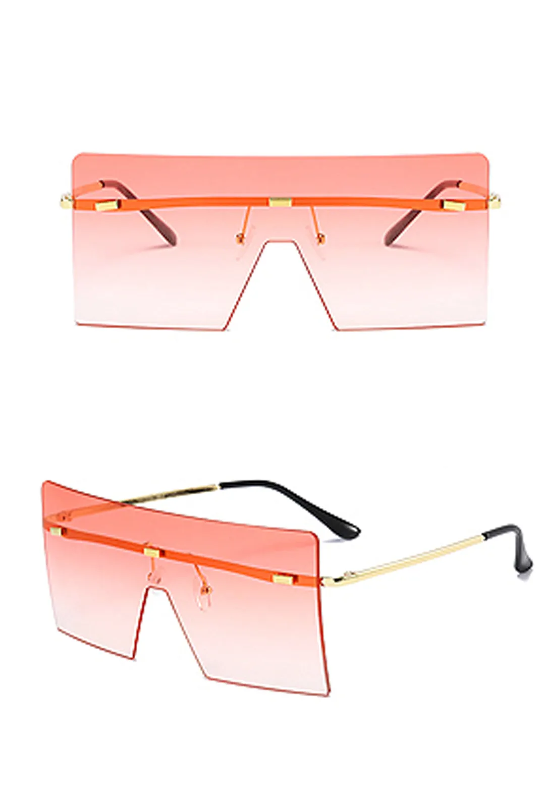 ELSKE - OVERSIZE OMBRE SUNGLASSES