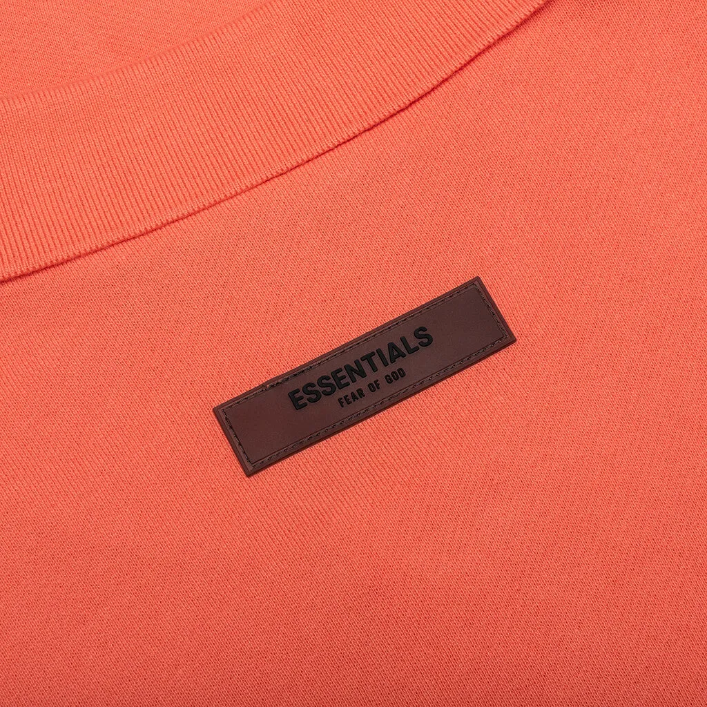 Essentials L/S Polo - Coral