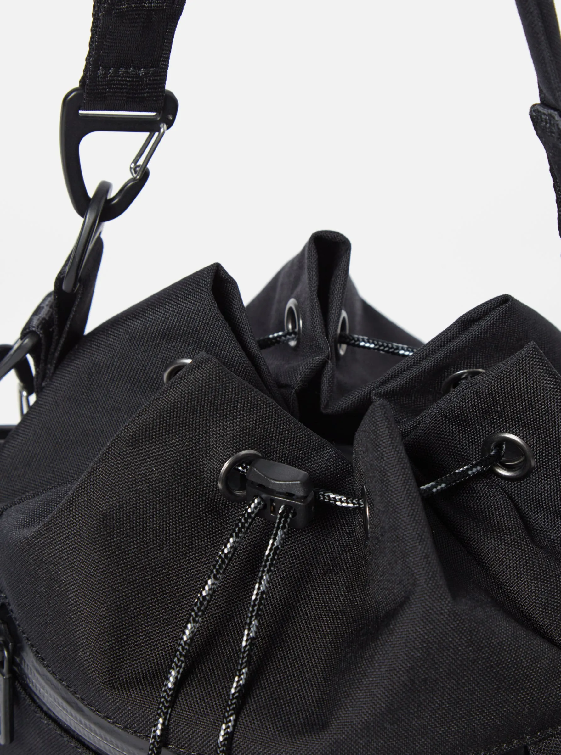 F/CE. Drawstring Bag in Black Cordura