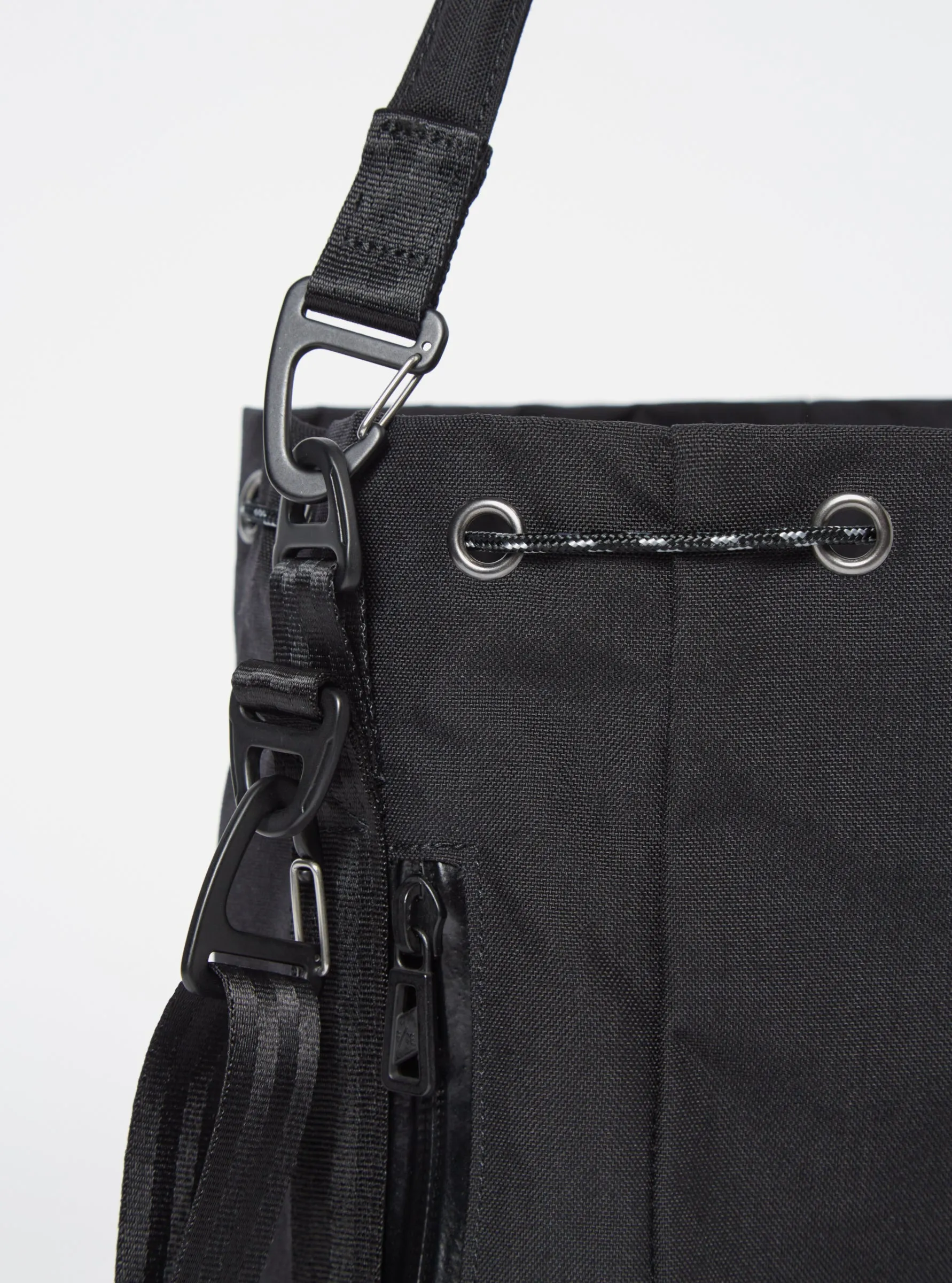 F/CE. Drawstring Bag in Black Cordura