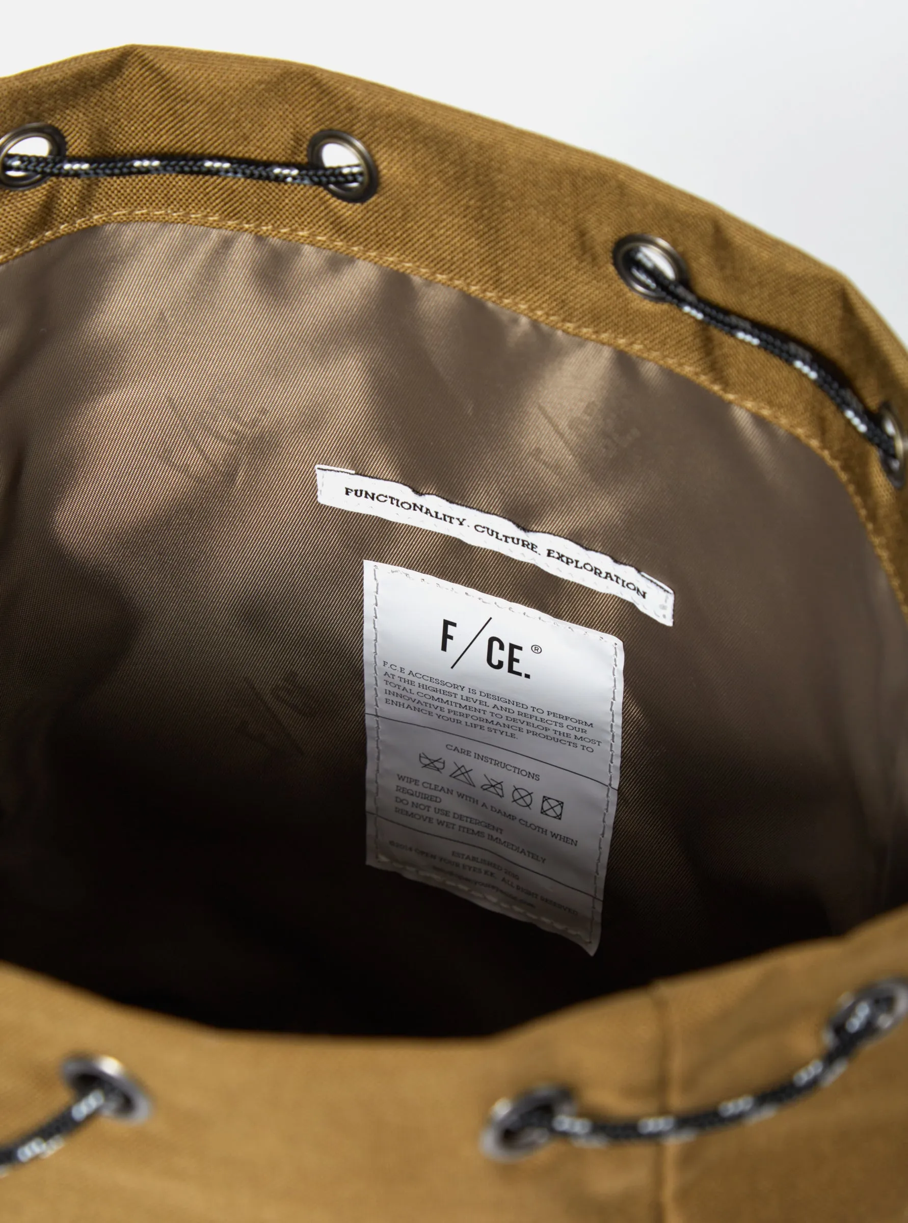 F/CE. Drawstring Bag in Coyote Cordura