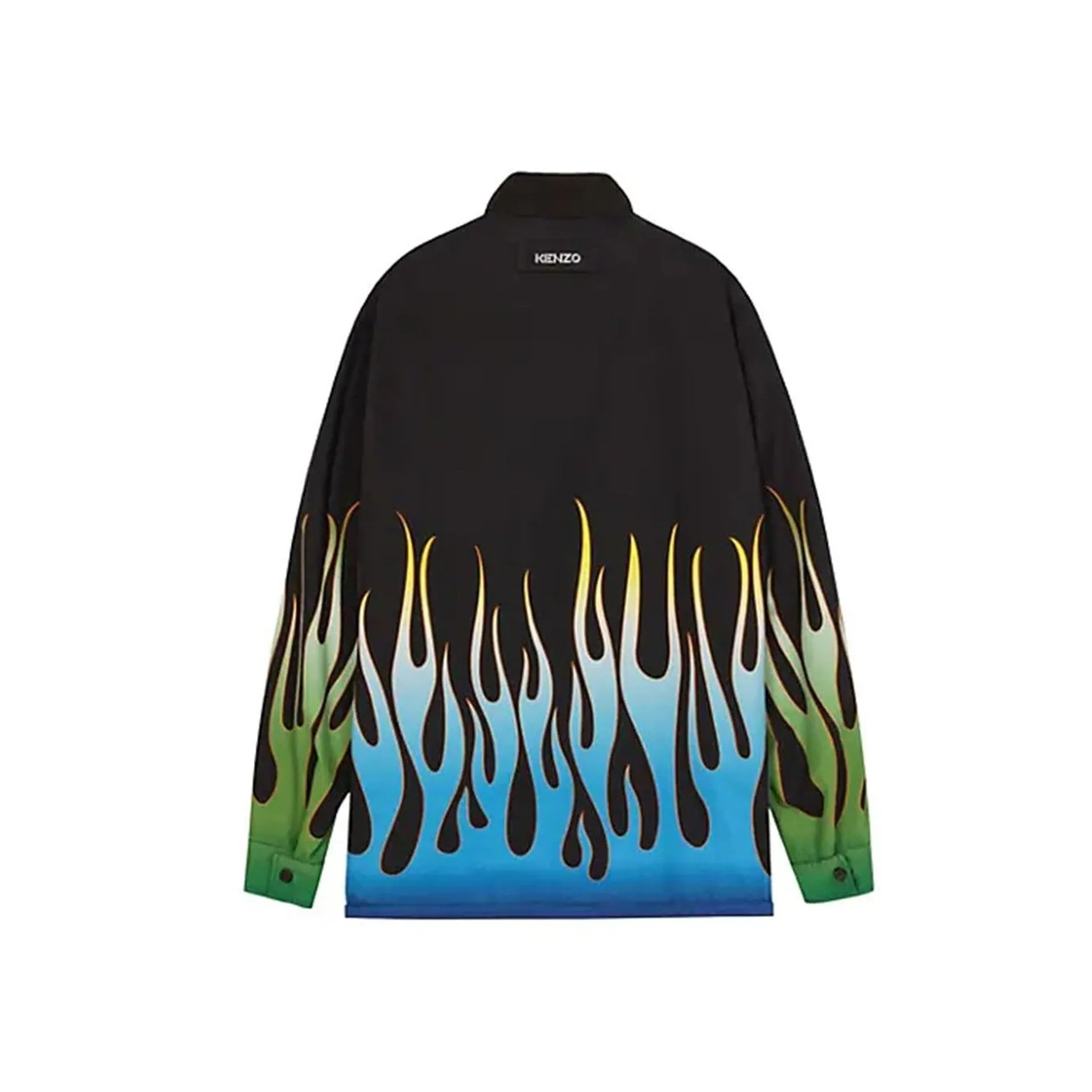 Flame Print Reversible Jacket