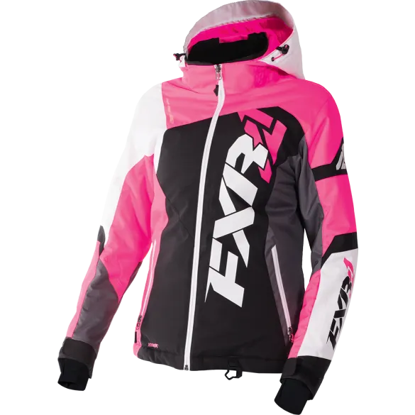 FXR Revo X Womens Jacket Black/ElecPink/White