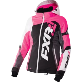 FXR Revo X Womens Jacket Black/ElecPink/White