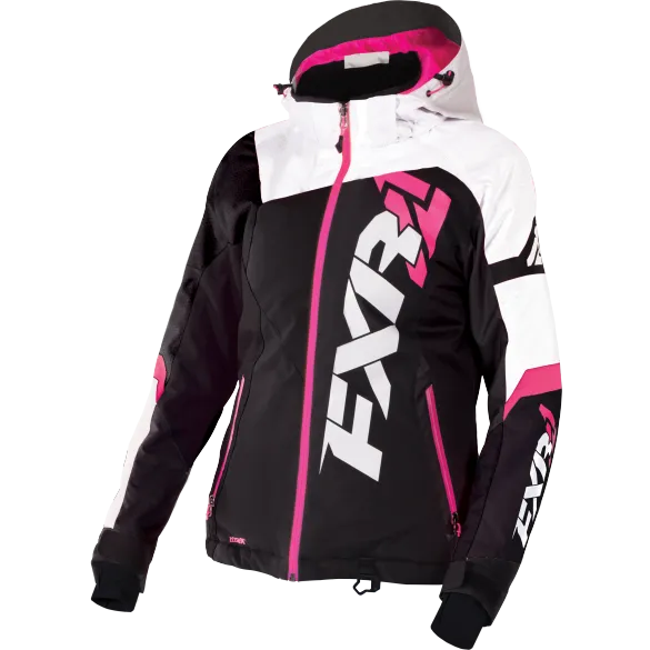 FXR Revo X Womens Jacket Black/White/Fuchsia