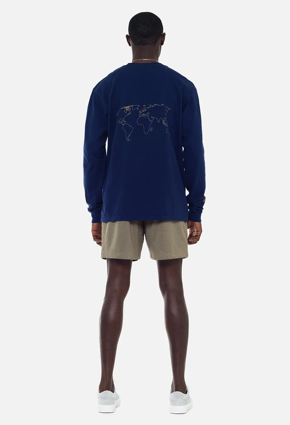 Global Entry Ls University Tee / Navy