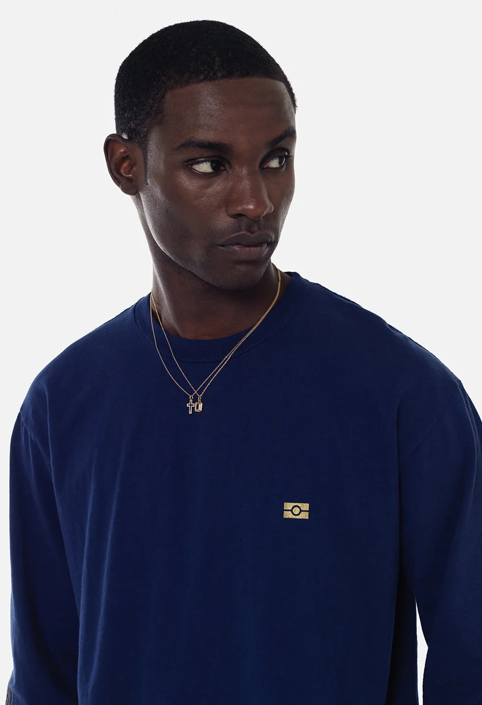 Global Entry Ls University Tee / Navy