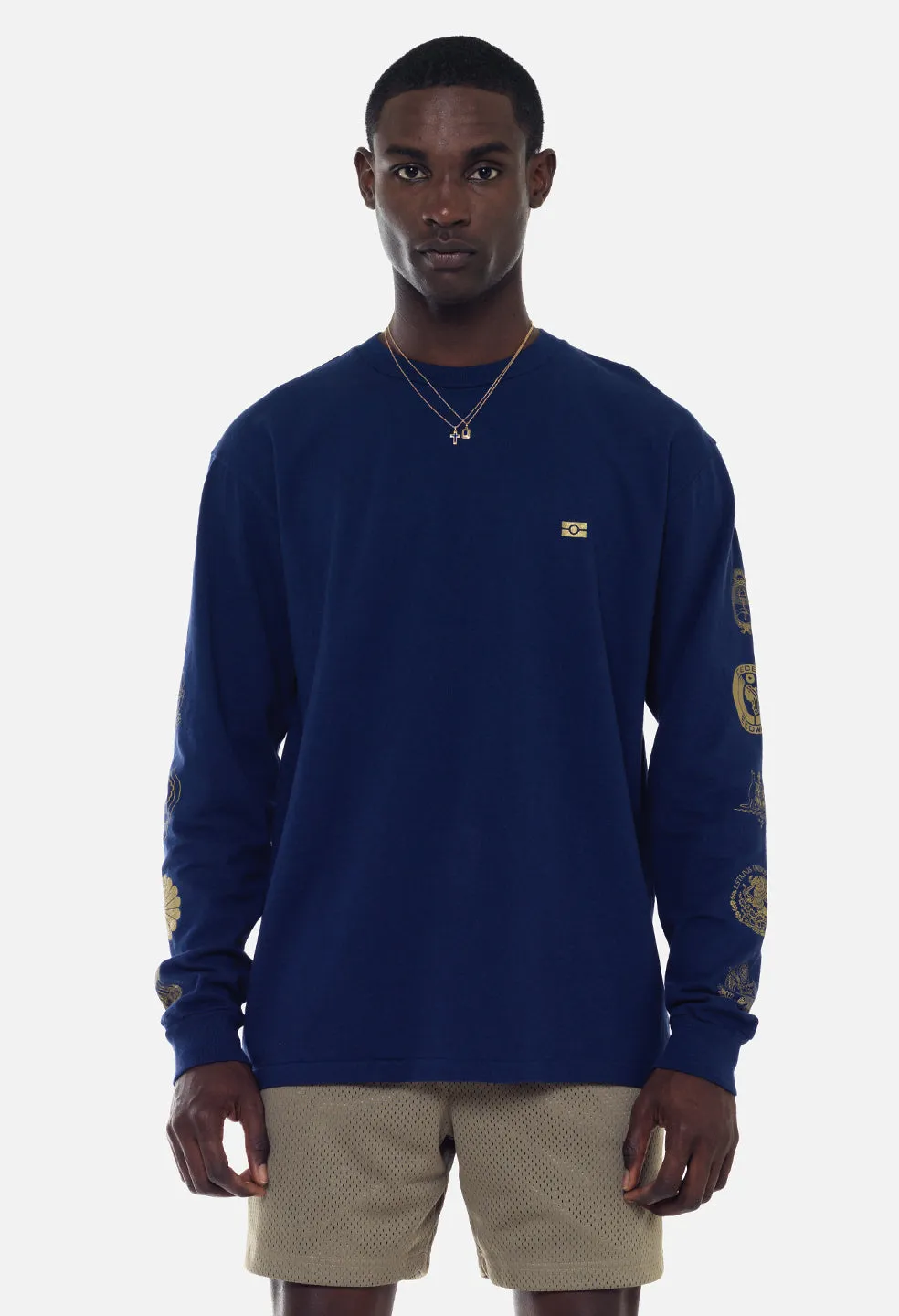 Global Entry Ls University Tee / Navy