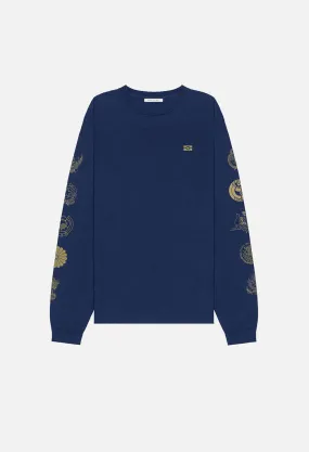 Global Entry Ls University Tee / Navy